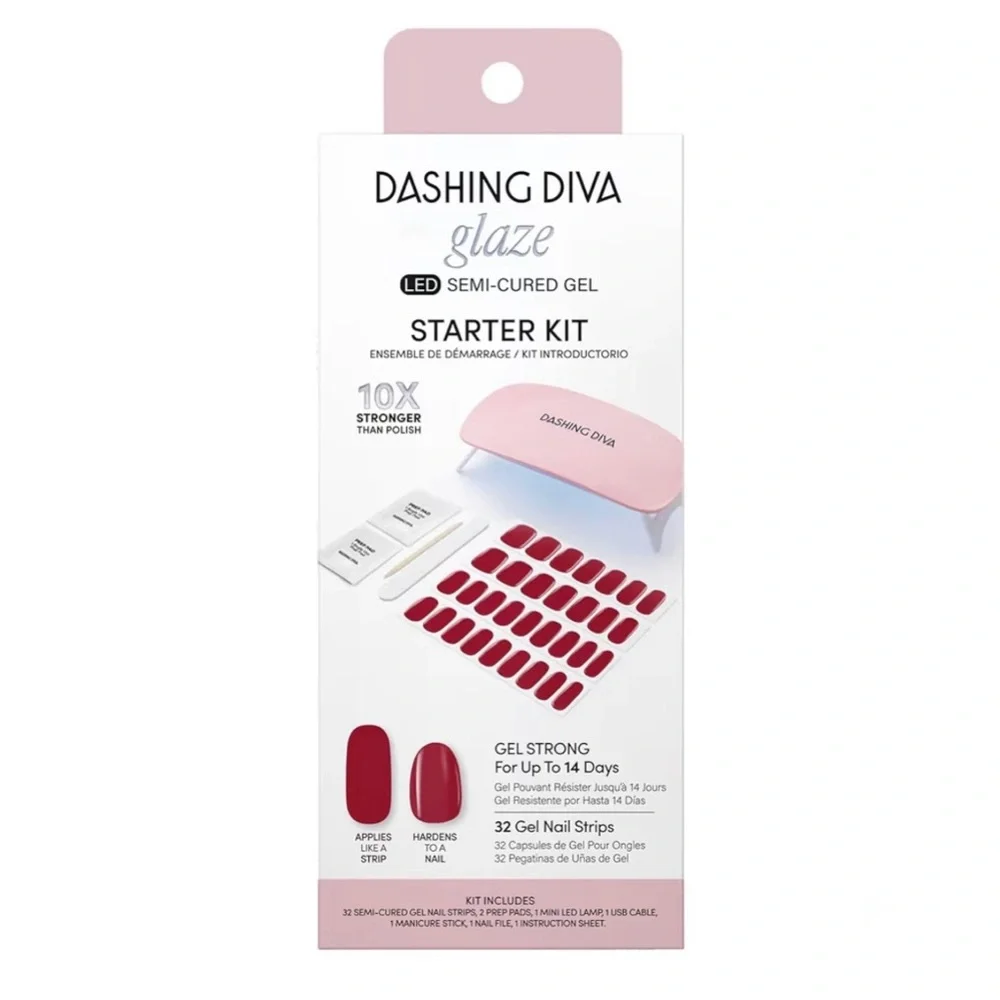 Dashing Diva Starter Kit UV Gel Wrap Mani & Pedi Bundle